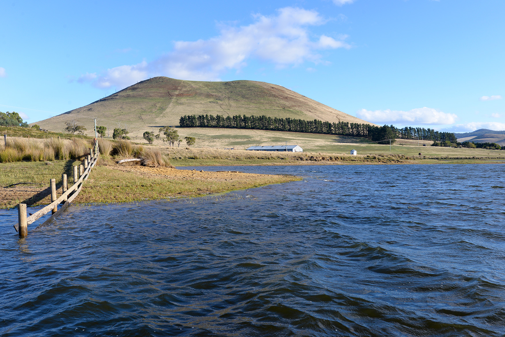 Sloping shores and points with adjacent weed beds hold lots of redfin and the odd trout.